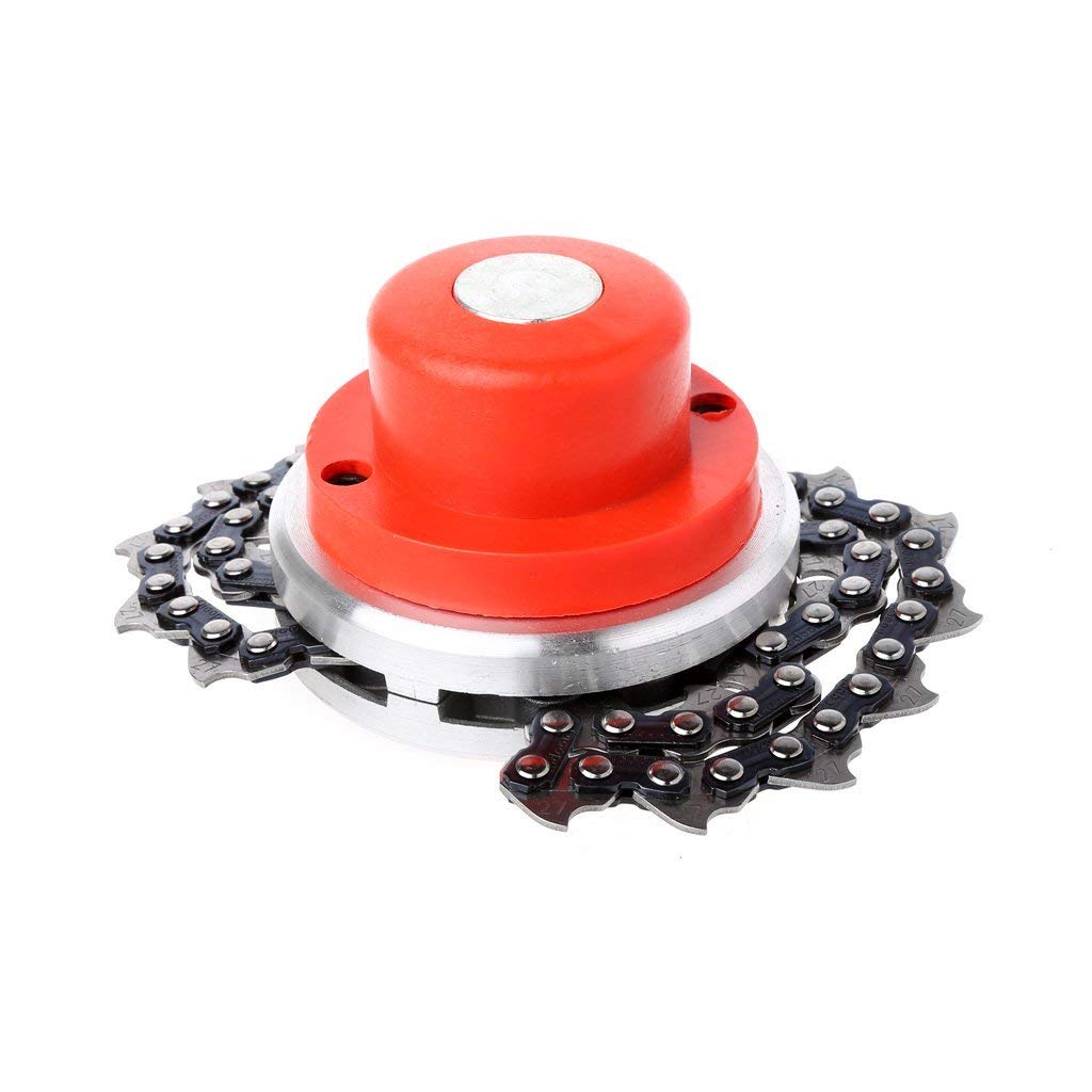 Metal 120x15mm Grass Trimmer Head with 4 Nylon Lines Brush Cutter Head for Strim 